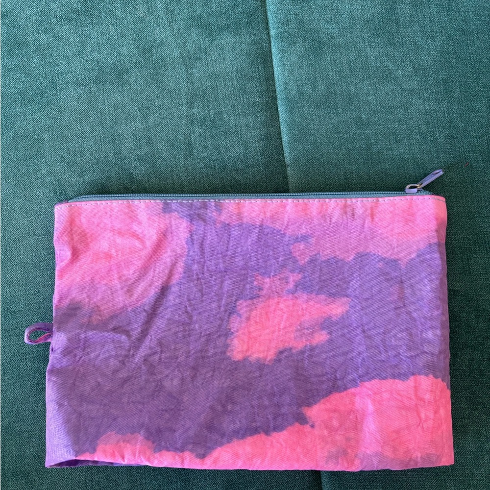 BAGGU Pink & Purple Tie-Dye Go Pouch